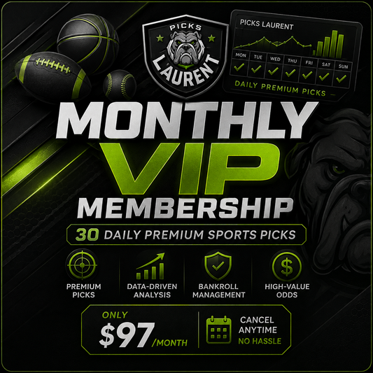 Monthly VIP Membership | 30 Daily Premium Sports Picks