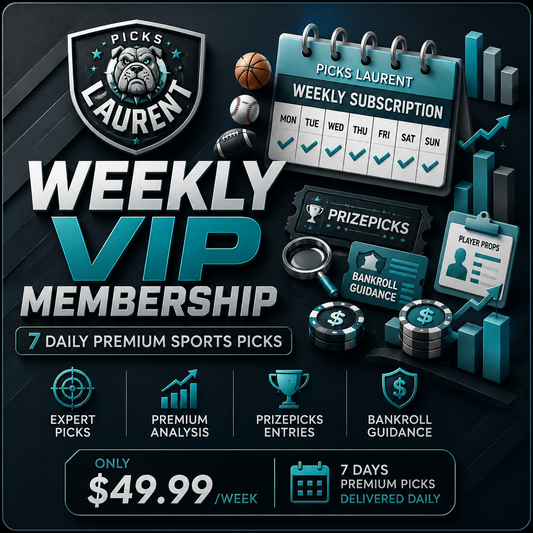 Weekly VIP Membership |7 Daily Premium Sports Picks